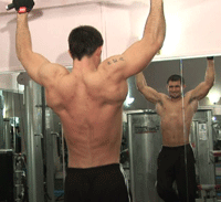 pull-ups shirtless man
