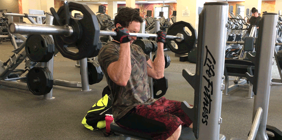 seated-barbell-curls-troy-adashun-arm-workout